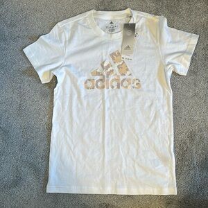 Women’s Adidas XS camo logo t Shirt shirt sleeve